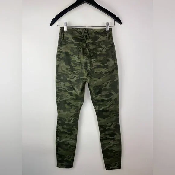 Good American Good Waist Skinny Jeans in Camo GW001PT 4/27 - Picture 4 of 12